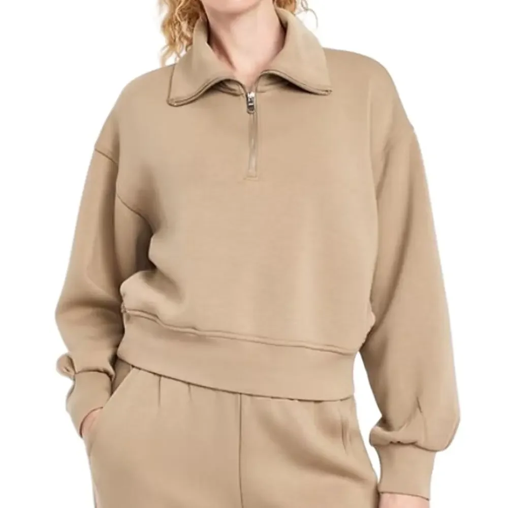 Old Navy Active Bounce Fleece Half Zip Pullover Sweatshirt Small Athleisure - Picture 3 of 7